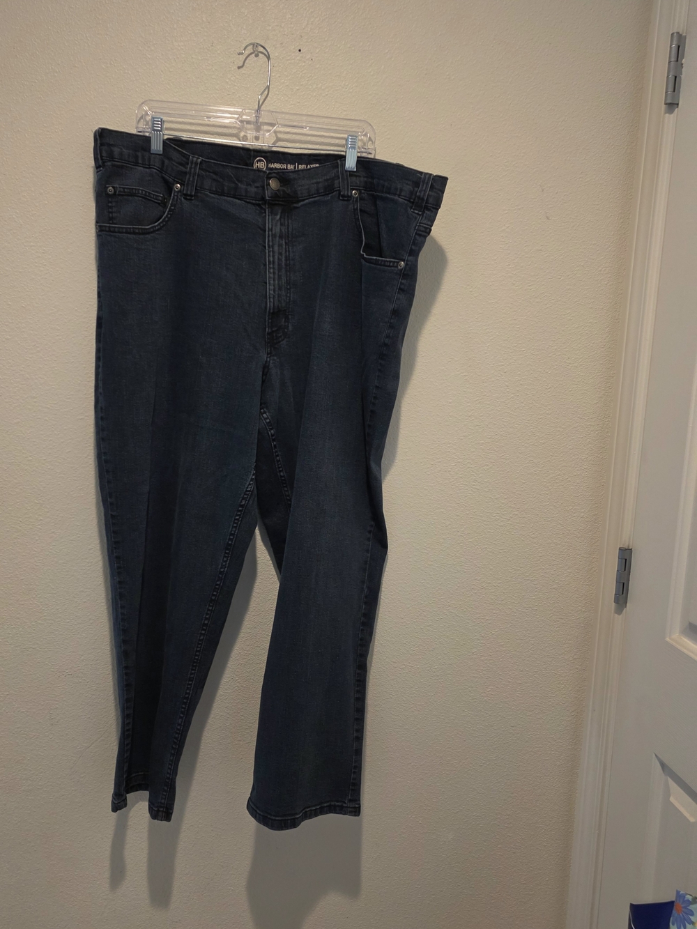 Harbor Bay Big Mens Dark Blue Relaxed Men's Jeans